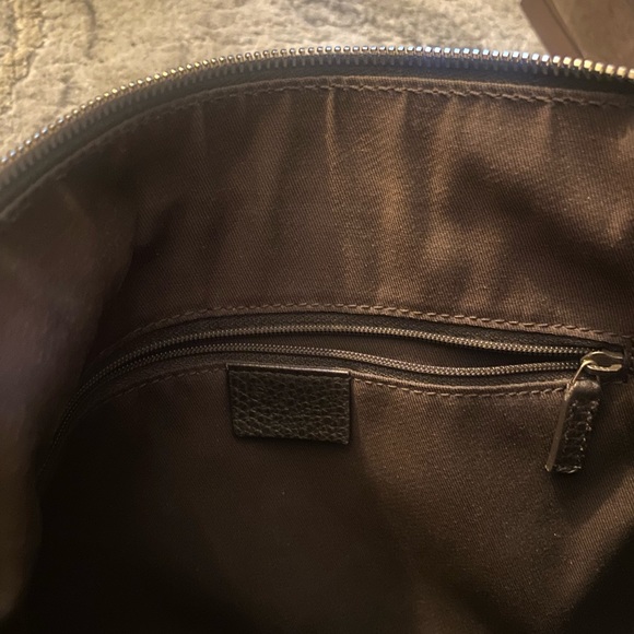 Gucci Beige/Brown Guccissima Patent Leather Abbey D-Ring Crossbody Bag - Picture 7 of 8